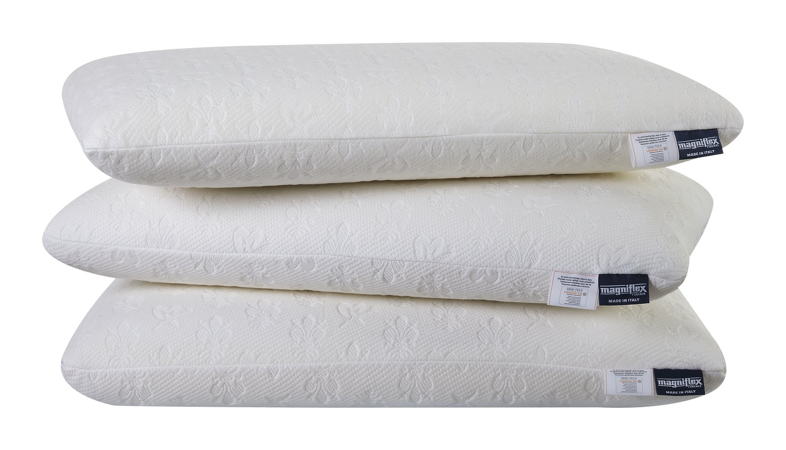 Three Magniflex Classico Pillows stacked