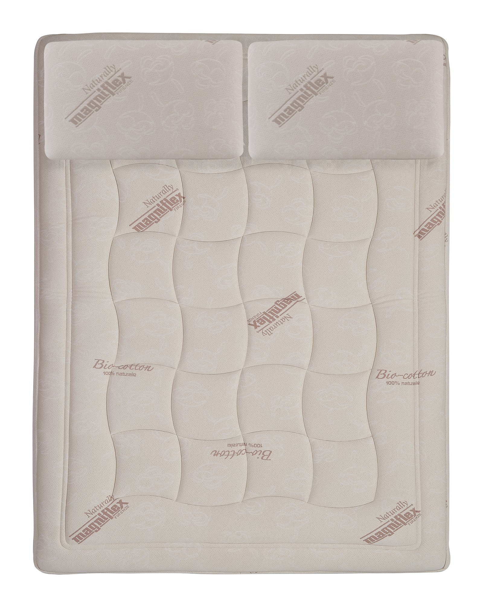 Magniflex Toscana Cotton Grande Dual 12 mattress seen from above