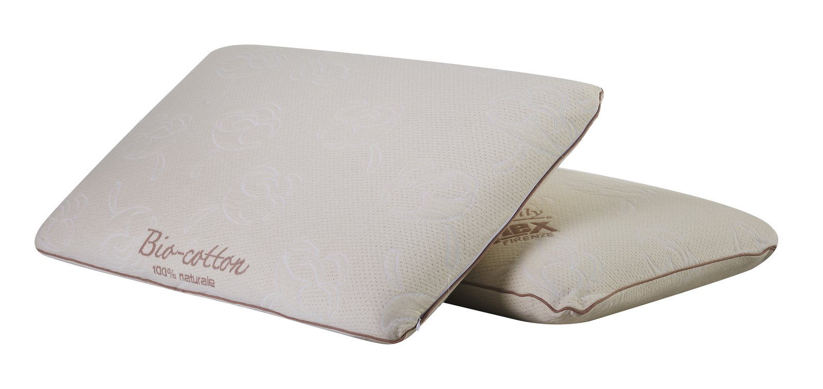 Two Magniflex Toscana Cotton Pillows