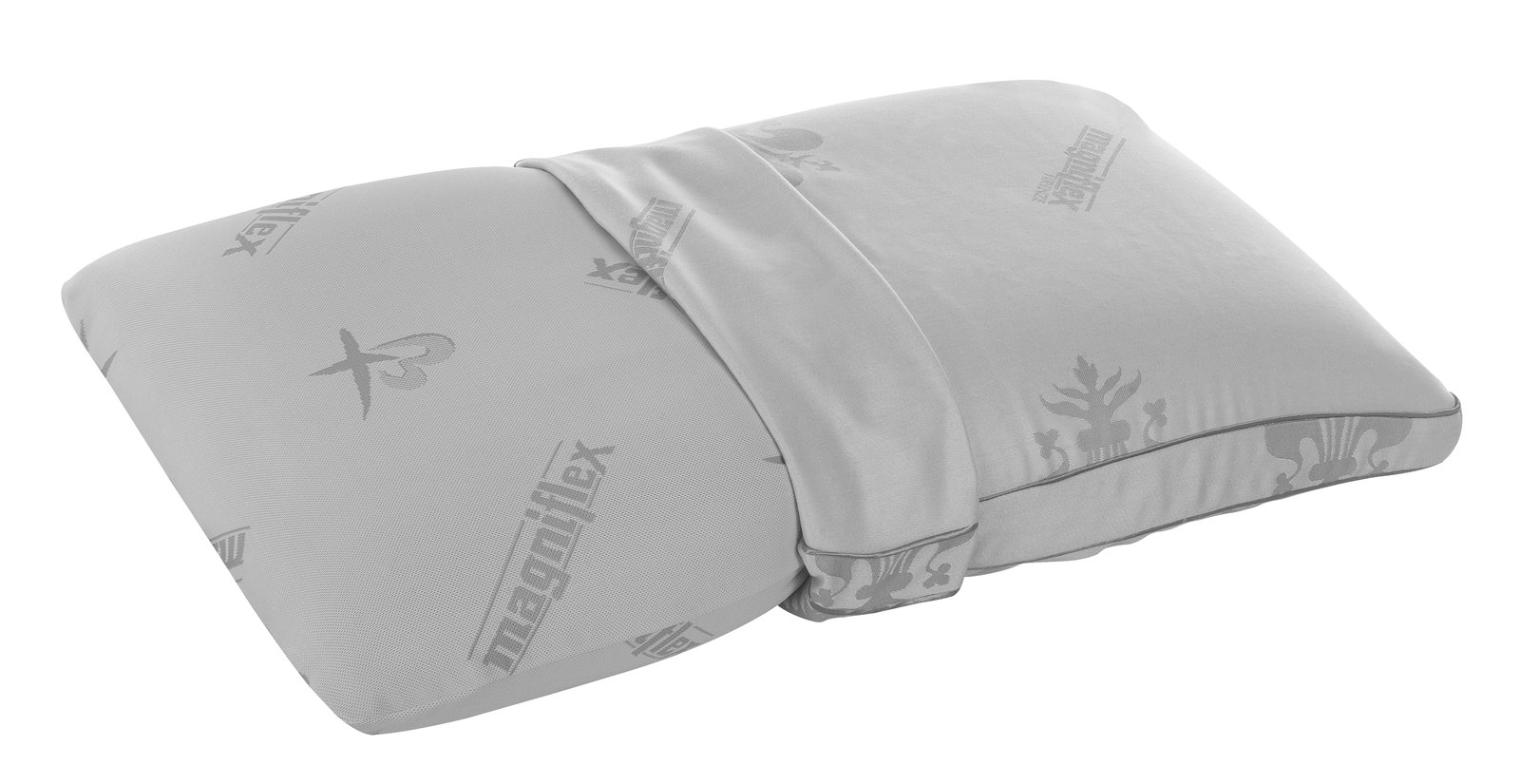 Magniflex Virtuoso Maxi Pillow with the cover opened